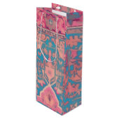 Perzisch patroon Gift Bag Wijn Cadeautas (Voorkant Gekanteld)
