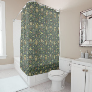 Perzisch patroon, William Morris, Art Nouveau desi Douchegordijn