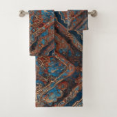 Perzisch Populair Mooi Oud Patroon Collectie Bad Handdoek (Insitu)