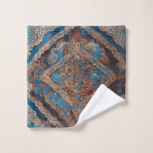 Perzisch Populair Mooi Oud Patroon Collectie Bad Handdoek (Wasdoekje)