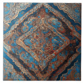 Perzisch Populair Mooi Oud Patroon Collectie Tegeltje (Voorkant)