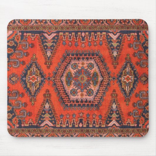 Perzisch Retro Antiek Oosters Tapijt Muismat (Voorkant)