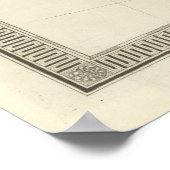 Perzisch Rijk Kaart (1844) Ancient Babylon Poster (Hoek)