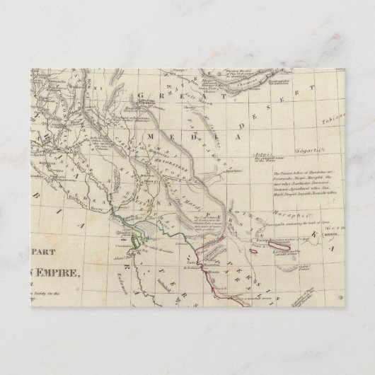 Perzisch Rijk, oostelijk Briefkaart (Voorkant)
