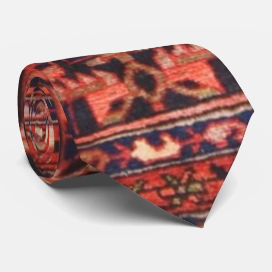 Perzisch Rood Oosters Arabisch Rood  Turks Stropdas (Opgerold)