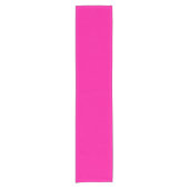 Perzisch Roos effen diep roze Korte Tafelloper (Voorkant)