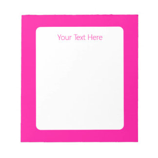 Perzisch Roos effen diep roze Notitieblok