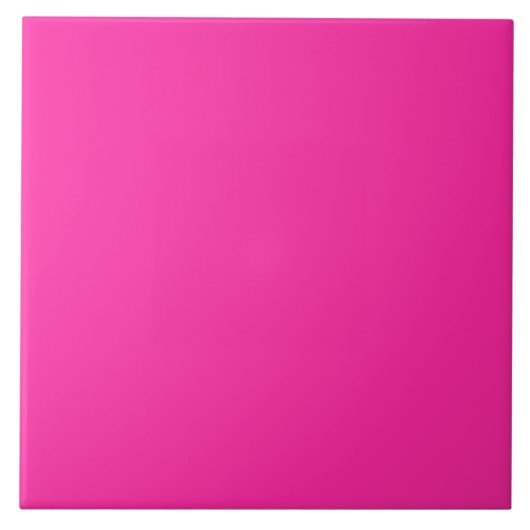 Perzisch Roos Hot Pink tegel Tegeltje (Voorkant)