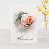 Perzisch Roos op houtafwijking Kaart (Gele Bloem)