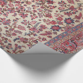 Perzisch roze lichtblauw Paars  Cadeaupapier (Hoek)