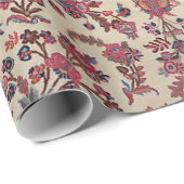 Perzisch roze lichtblauw Paars  Cadeaupapier (Rol Hoek)