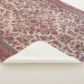 Perzisch roze lichtblauw Paars Sherpa Deken (3/4)