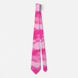 Perzisch Roze Monocolor Camo Stropdas