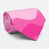 Perzisch Roze Monocolor Camo Stropdas (Opgerold)