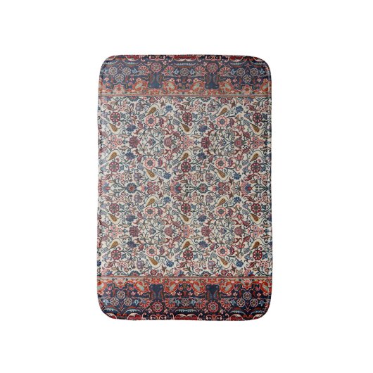 Perzisch Roze Paars Rood  Badmat (Voorkant Verticaal)