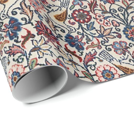 Perzisch Roze Paars Rood  Cadeaupapier (Rol Hoek)