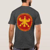 Perzisch Shirt met rode en goudzegels (Achterkant)