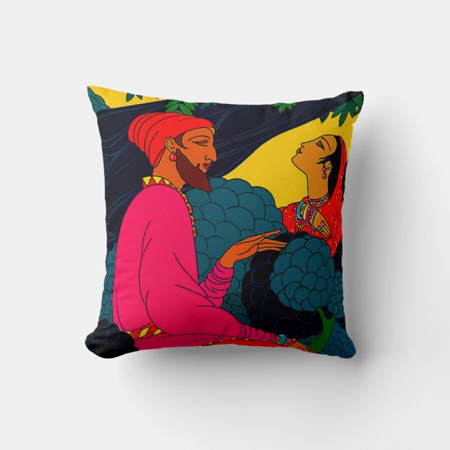  Perzisch Sierkussen van het Ontwerp (Voorkant)