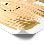 Perzisch sparen dier poster (Hoek)