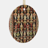 Perzisch tapijt, 19e tot 20e eeuw keramisch ornament (Rechts)