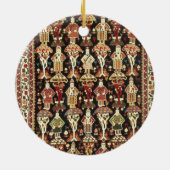 Perzisch tapijt, 19e tot 20e eeuw keramisch ornament (Achterkant)