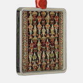 Perzisch tapijt, 19e tot 20e eeuw metalen ornament (Rechts)