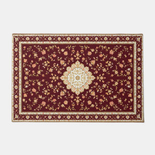 Perzisch Tapijt Deurmat Burgundy - Elegante Entree