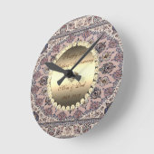 Perzisch Tapijt Diamanten 50 Jaar Huwelijk Ronde Klok (Hoek)