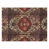 Perzisch tapijt, donkerrood en crème tafelkleed (Voorkant (Horizontaal))