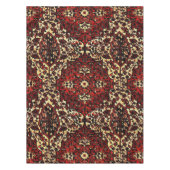 Perzisch tapijt, donkerrood en crème tafelkleed (Voorkant)