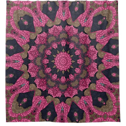 Perzisch tapijt douchegordijn (Voorkant)