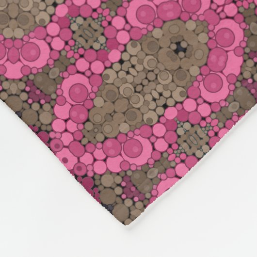 Perzisch tapijt fleece deken (Hoek)