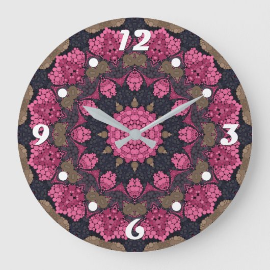 Perzisch tapijt grote klok (Voorkant)