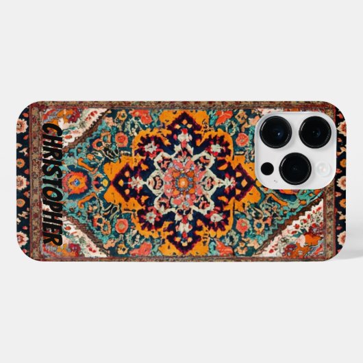 Perzisch tapijt iPhone hoesje (Achterkant horizontaal)