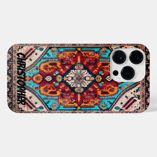 Perzisch tapijt  iPhone hoesje (Achterkant horizontaal)