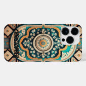 Perzisch tapijt kleurrijk iPhone hoesje (Achterkant horizontaal)