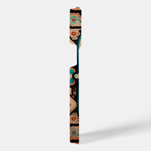 Perzisch tapijt kleurrijk iPhone hoesje (Rechterkant)