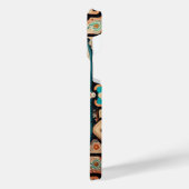 Perzisch tapijt kleurrijk iPhone hoesje (Linkerkant)