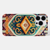 Perzisch tapijt kleurrijk iPhone hoesje (Achterkant horizontaal)