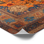 Perzisch tapijt of digitale kunstwerk poster (Hoek)