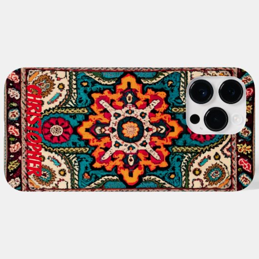 Perzisch tapijt oosters tapijt Case-Mate iPhone case (Achterkant (horizontaal))