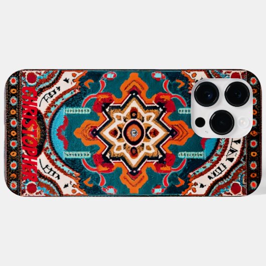 Perzisch tapijt oosters tapijt Case-Mate iPhone case (Achterkant (horizontaal))