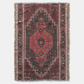 Perzisch tapijt oosterse accent  Turks retro Deken (Voorkant Verticaal)