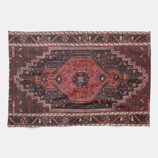 Perzisch tapijt oosterse accent  Turks retro Theedoek (Horizontaal)