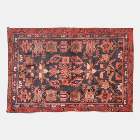 Perzisch tapijt oosterse accent  Turks retro Theedoek (Horizontaal)