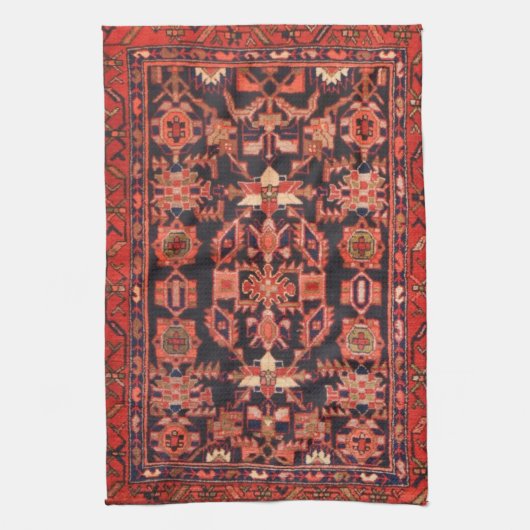 Perzisch tapijt oosterse accent  Turks retro Theedoek (Verticaal)