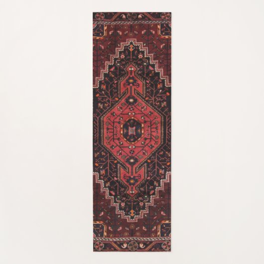 Perzisch tapijt oosterse accent  Turks retro Yogamat (Voorkant)
