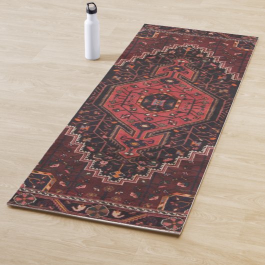 Perzisch tapijt oosterse accent  Turks retro Yogamat (In situ)