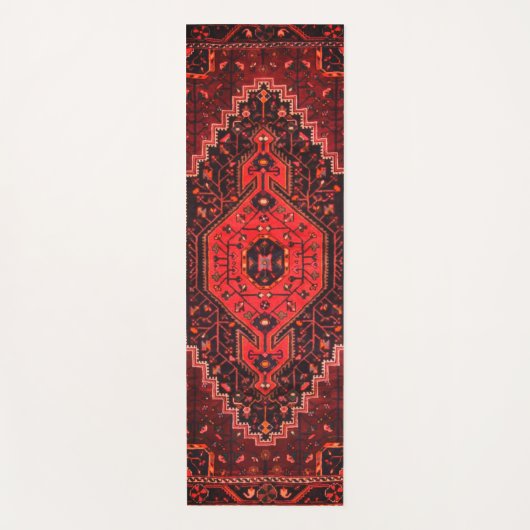 Perzisch tapijt oosterse accent  Turks retro Yogamat (Voorkant)