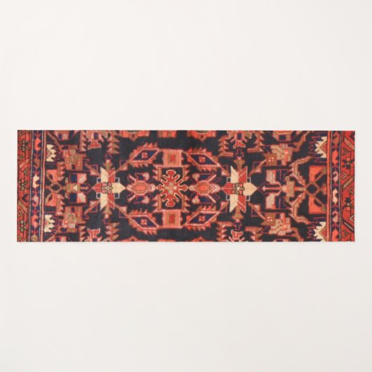 Perzisch tapijt oosterse accent  Turks retro Yogamat (Voorkant (horizontaal))